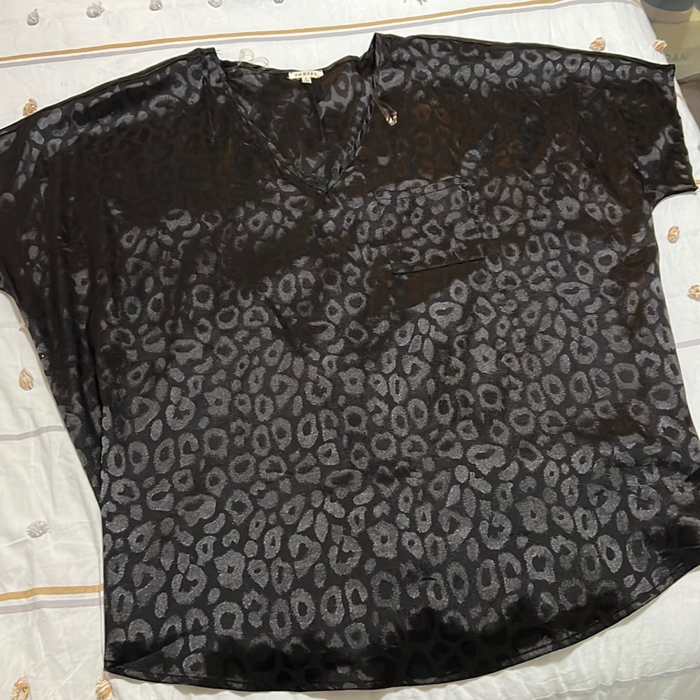 Oversized Satin Shirt